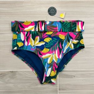 NWT Boden Kythira Belted Bikini Bottoms | Women's Size 10 (US)
